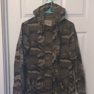 Army Print Jacket